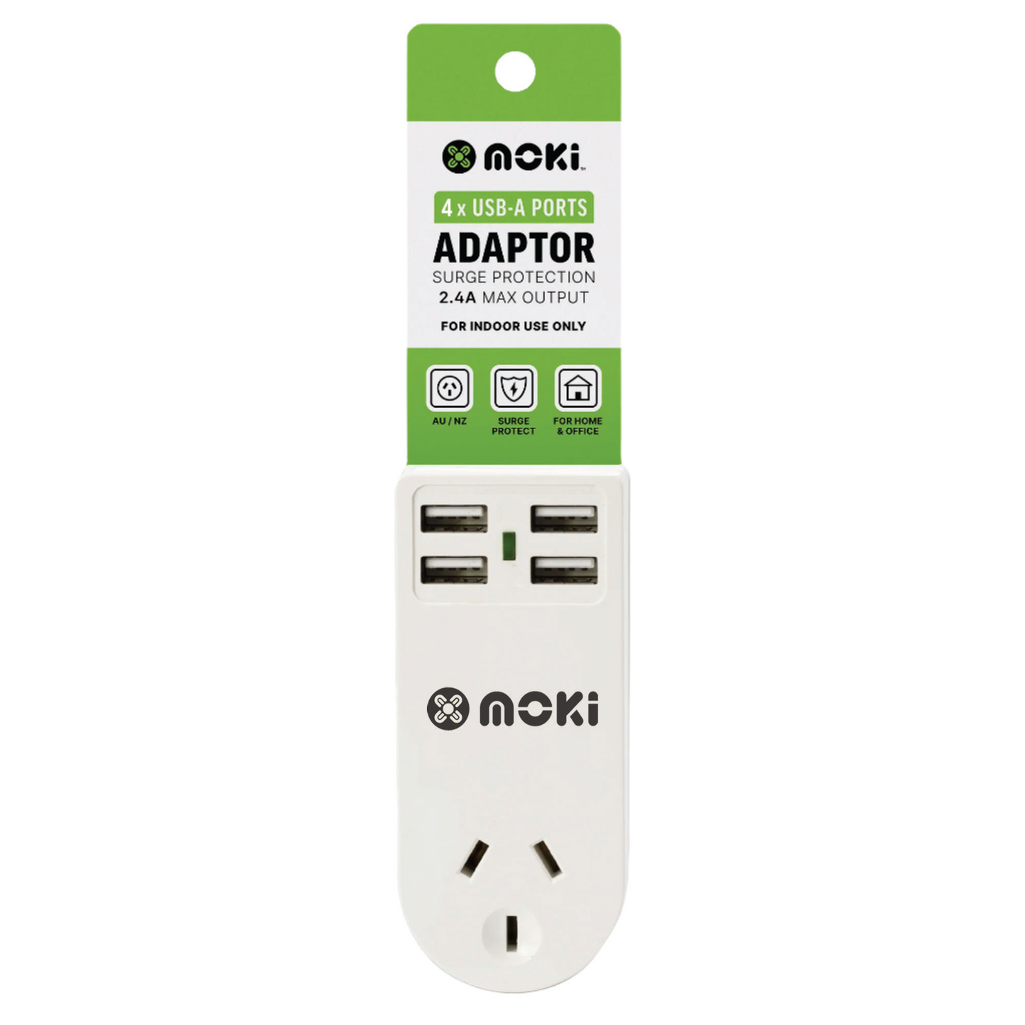 Moki Power Adaptor + USB-A