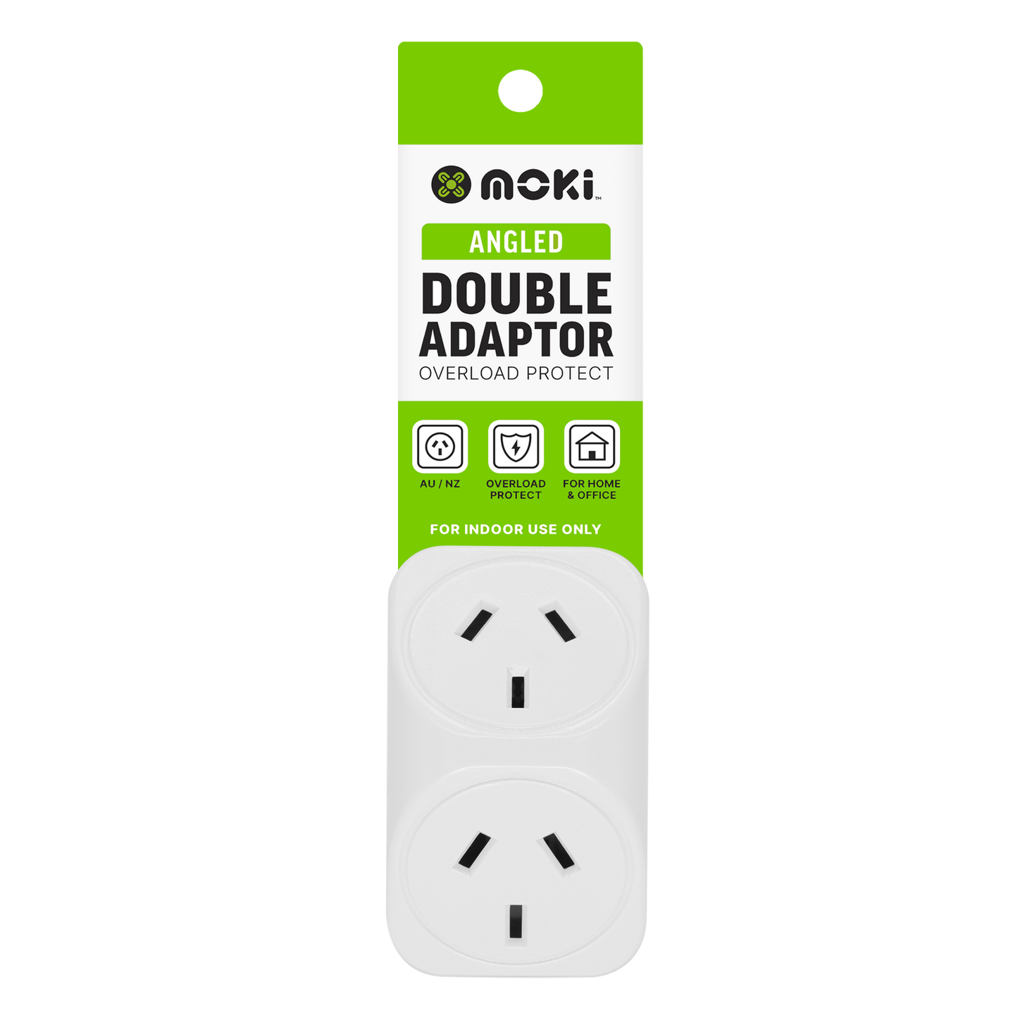 Moki Double Adaptor - Angled