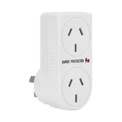 Moki Double Adaptor - Vertical + Surge Protection