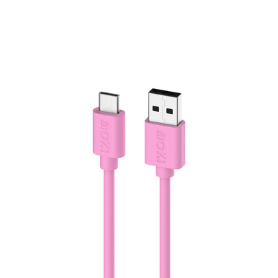 USB-A to USB-C SynCharge Cable Pastel Series - 1 metre