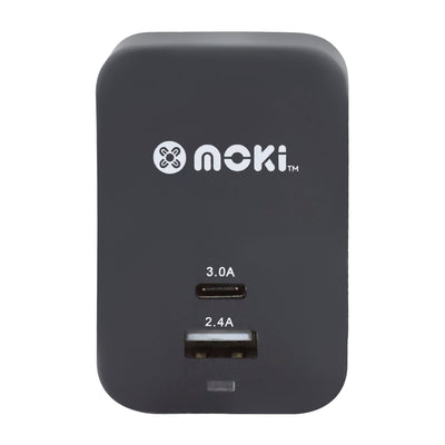 Wall Charger Plus - USB + Type-C