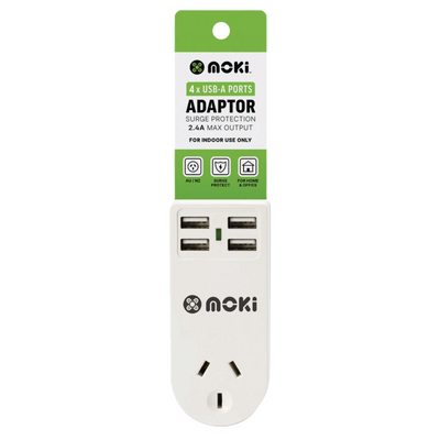 Moki Power Adaptor + USB-A