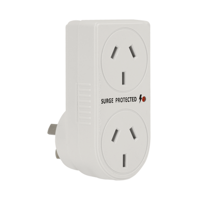 Moki Double Adaptor - Vertical + Surge Protection