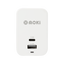 Wall Charger Plus - USB + Type-C - White