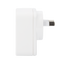 Wall Charger Plus - USB + Type-C - White