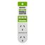 Moki Double Adaptor - Vertical + Surge Protection