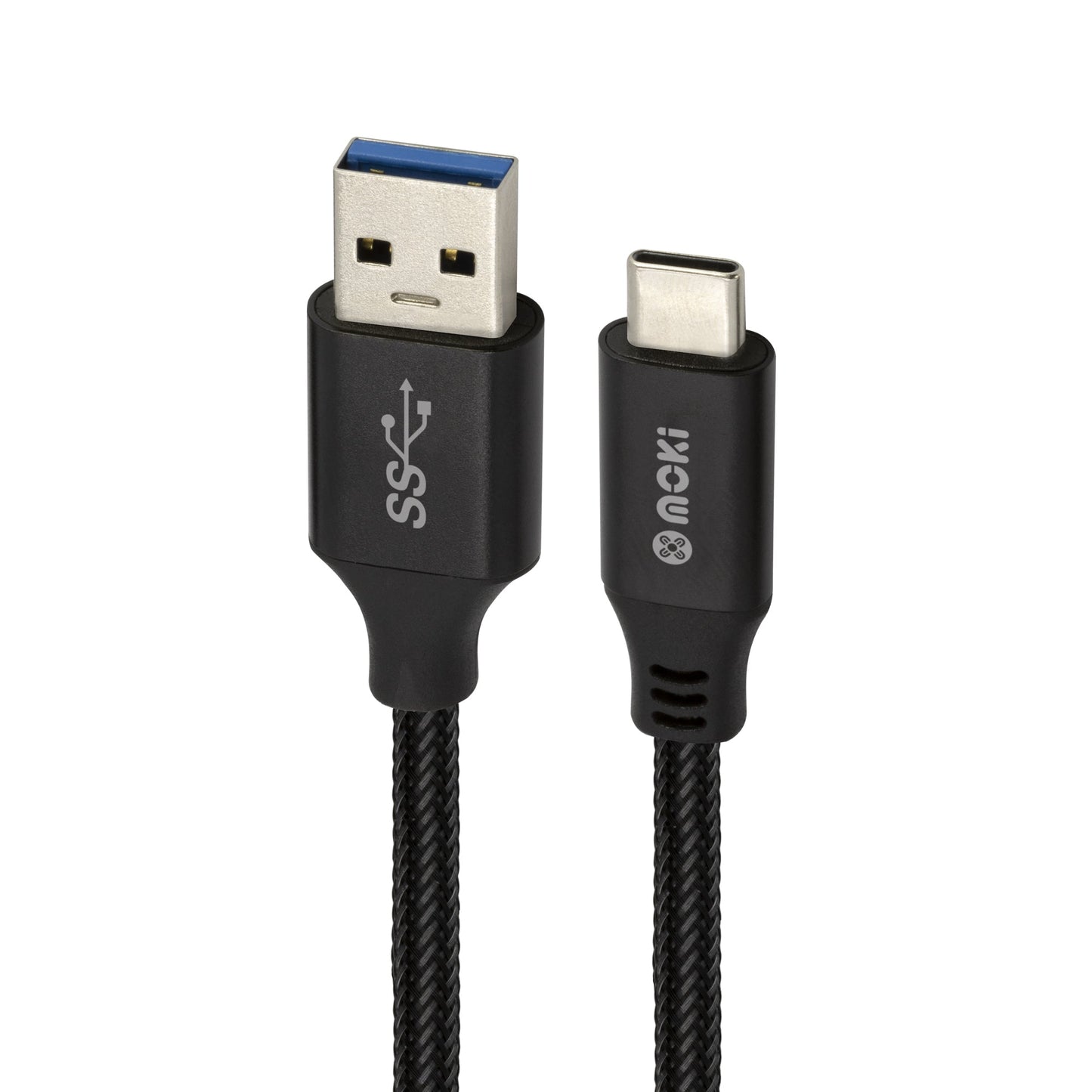 Moki SynCharge Mesh Cable USB 3.0 Type-C to USB-A